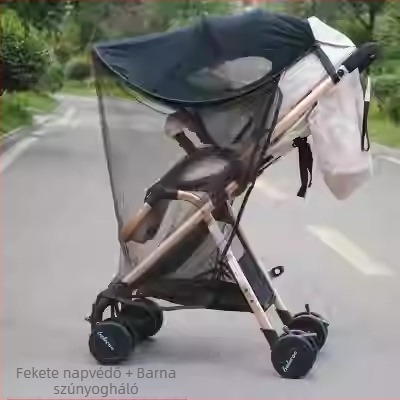 Babakocsira napellenző Belshu, Lycra anyagú, hosszított napvédő dizájn
