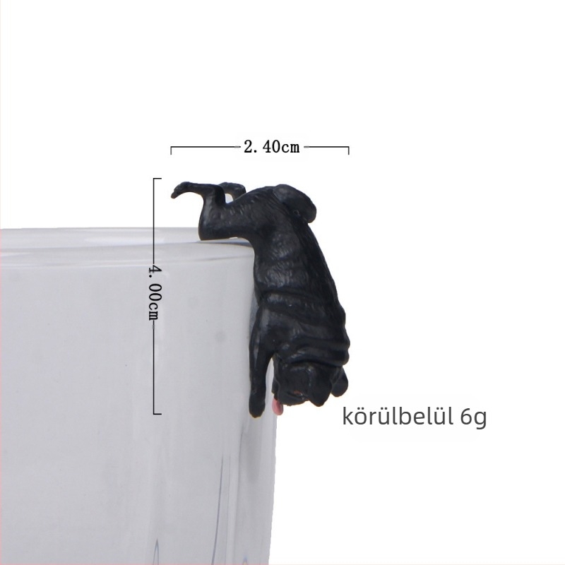 PVC karikatúra kertdekorációs figura, idilli stílus, injekciós öntéses kivitel, fügő dekoratív kiegészítő
