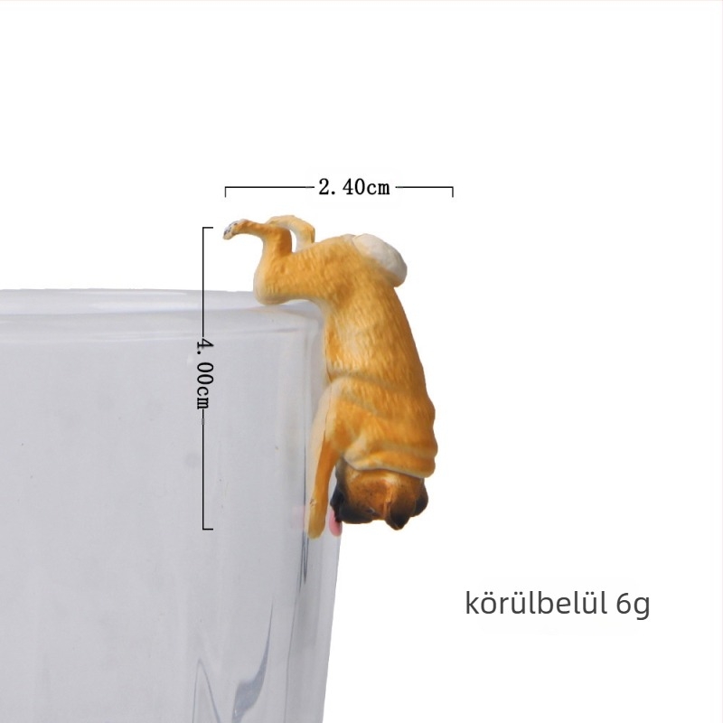 PVC karikatúra kertdekorációs figura, idilli stílus, injekciós öntéses kivitel, fügő dekoratív kiegészítő