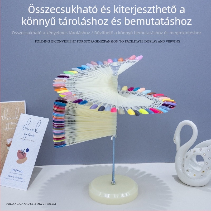 GNDG manikűr kijelző tábla, műanyag, OEM, 0,3 kg