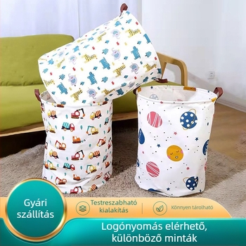 Nordic összecsukható szennyeskosár - vízálló szövet, modell 001, anyag 20213, alkalmas fehérneműk és ruhák számára