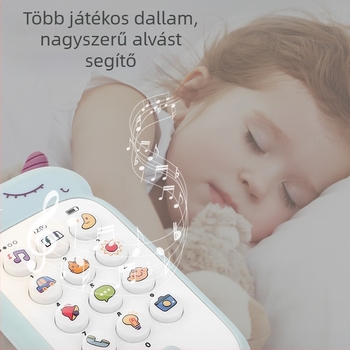 Oktatási történetgép szimulált mobiltelefonnal babáknak és kisgyermekeknek — elektromos, újratölthető, zene és vokalizáció, érzelmi interakció, szülő-gyermek játékok