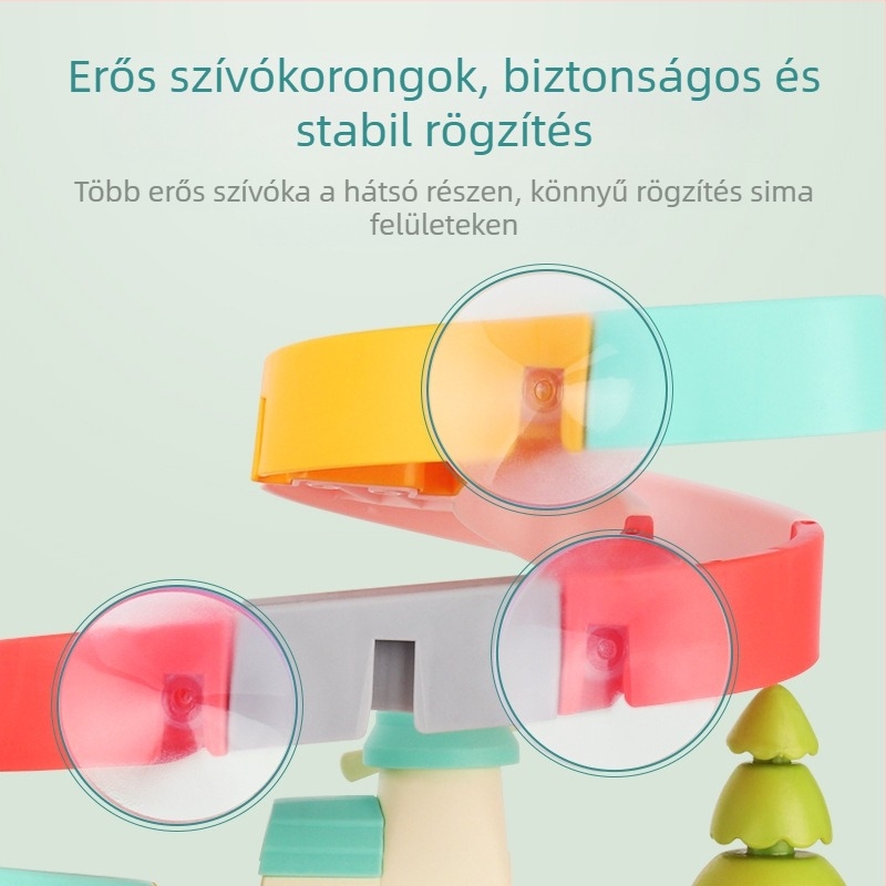 Műanyag vízi pályás építőjáték gyerekeknek 4–6 éveseknek, interaktív játék, 3C tanúsítvány 2020152202030873