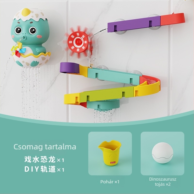 Műanyag vízi pályás építőjáték gyerekeknek 4–6 éveseknek, interaktív játék, 3C tanúsítvány 2020152202030873
