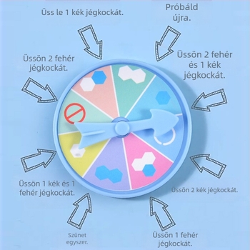 Gyerekeknek szóló interaktív társasjáték: Pingvínmentés és jégzúzás — műanyag; fejleszti vizuális és szellemi képességeket, kéz-szem koordinációt, szülő-gyerek interakciót; 4–6, 7–14 és 15–35.