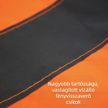 Kültéri rozsdamentes acél szélirány-jelző, fluoreszcens és fényvisszaverő felülettel, modell 002