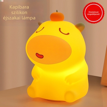 Capybara Lulu hivatalosan licencelt éjszakai fény – kis rajzfilm Capybara lámpa, ajándék