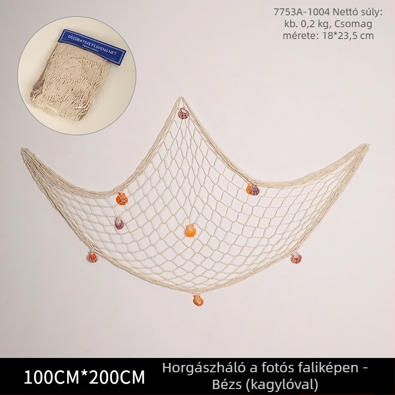 Fotófalhoz tartozó halászháló – modern, kézzel készített, idegen alakú, művészi fotókeret (Brand: Suojun; Stílus: Modern; Kézműves: Kézzel készített; Forma: Idegen alakú; Fotókeret jellemzői: Művészi)