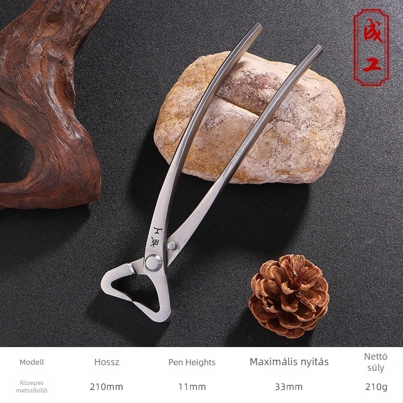 Gömbcsuklós metszőolló ferde szájjal bonsaihoz és ágakhoz – Kertészeti eszköz (Márka: Adult Worker)