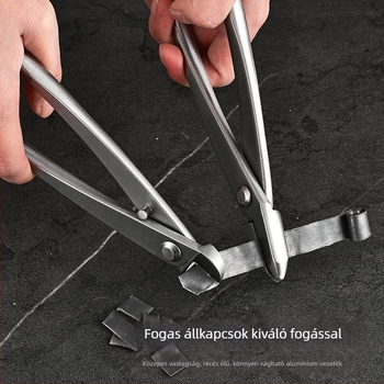 Professzionális bonsai szerszámkészlet – egy darabból készült acélszerkezetből, Ball Joint Pliers, Leaf Bud Cutter és Wire Cutter