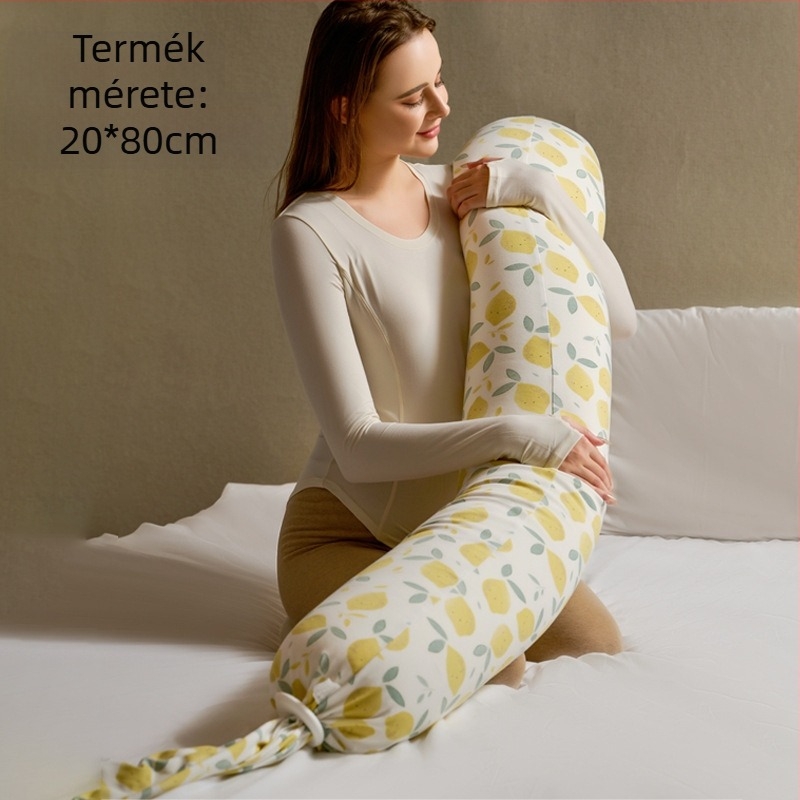 Várandós anyák számára készült párna téglalap alakú, tiszta pamut anyagból, tömeg 0.55–1.0 kg, töltőanyag: egyéb, alkalmas minden terhességi szakaszhoz