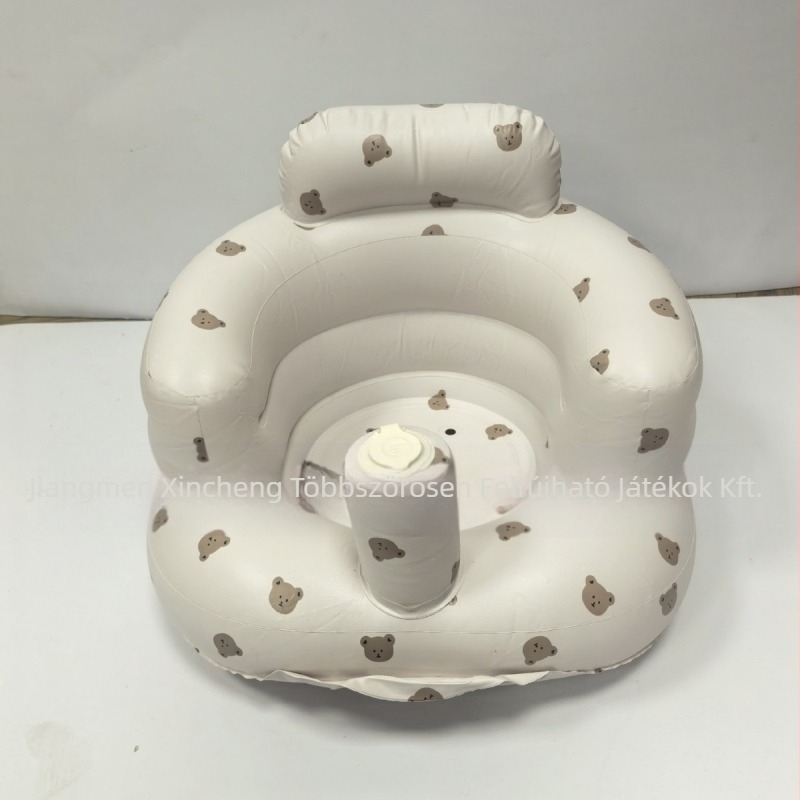 PVC anyagú felfújható gyerek tanulószék – Modell XC-XZY002, 0,3 mm vastagság, 0,48 kg súly, babáknak megfelelő