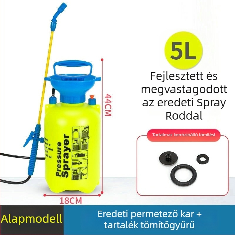 Lunong műanyag kertészeti permetező öntözéshez, növényvédő szer alkalmazásához és fertőtlenítéshez