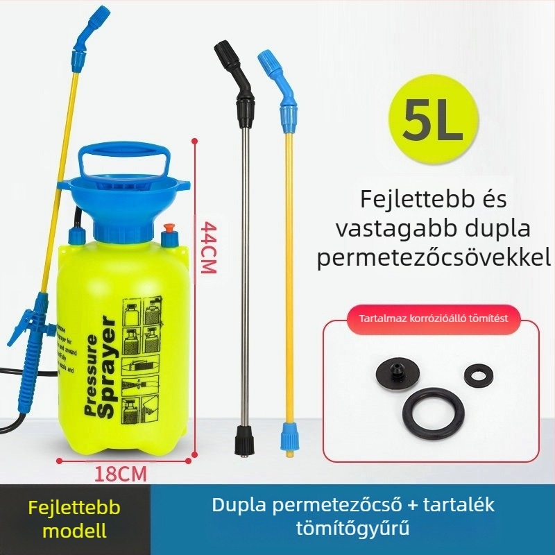 Lunong műanyag kertészeti permetező öntözéshez, növényvédő szer alkalmazásához és fertőtlenítéshez