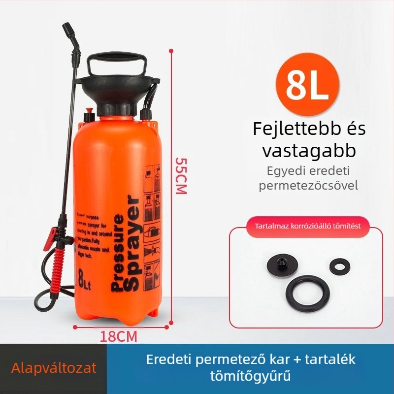 Lunong műanyag kertészeti permetező öntözéshez, növényvédő szer alkalmazásához és fertőtlenítéshez