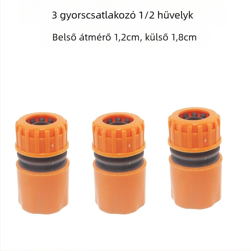 Deo műanyag vízcső elosztó – kapcsolóval, 1-4 osztó kert öntözéséhez