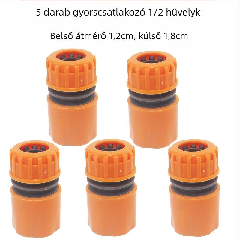 Deo műanyag vízcső elosztó – kapcsolóval, 1-4 osztó kert öntözéséhez