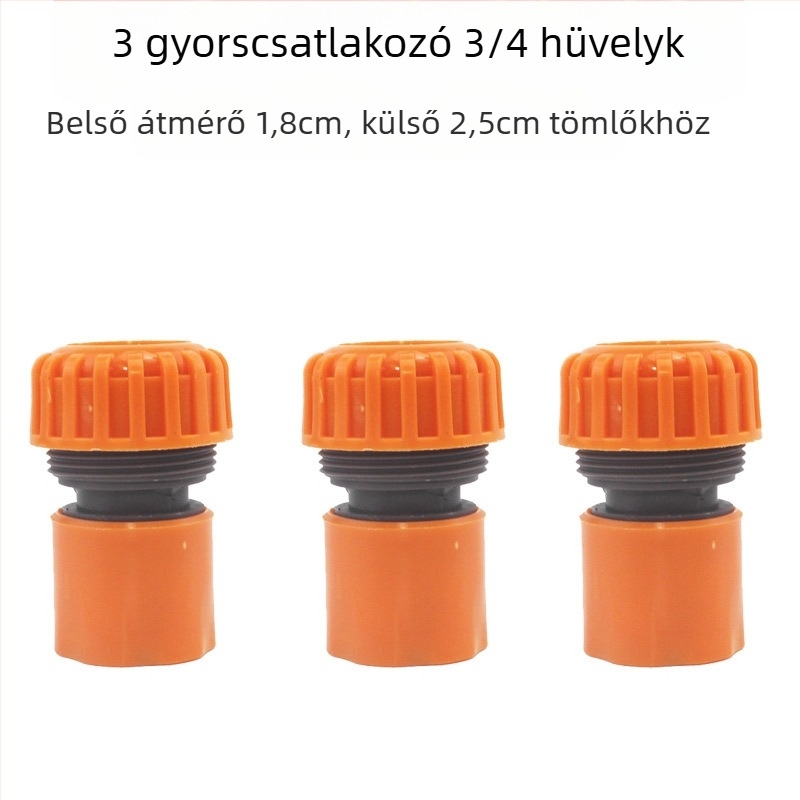 Deo műanyag vízcső elosztó – kapcsolóval, 1-4 osztó kert öntözéséhez