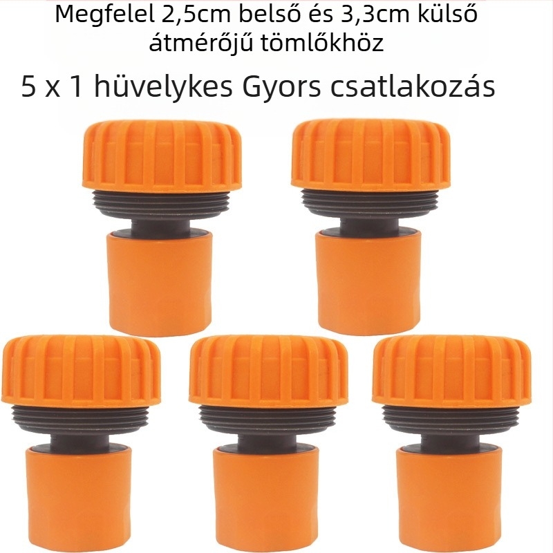 Deo műanyag vízcső elosztó – kapcsolóval, 1-4 osztó kert öntözéséhez