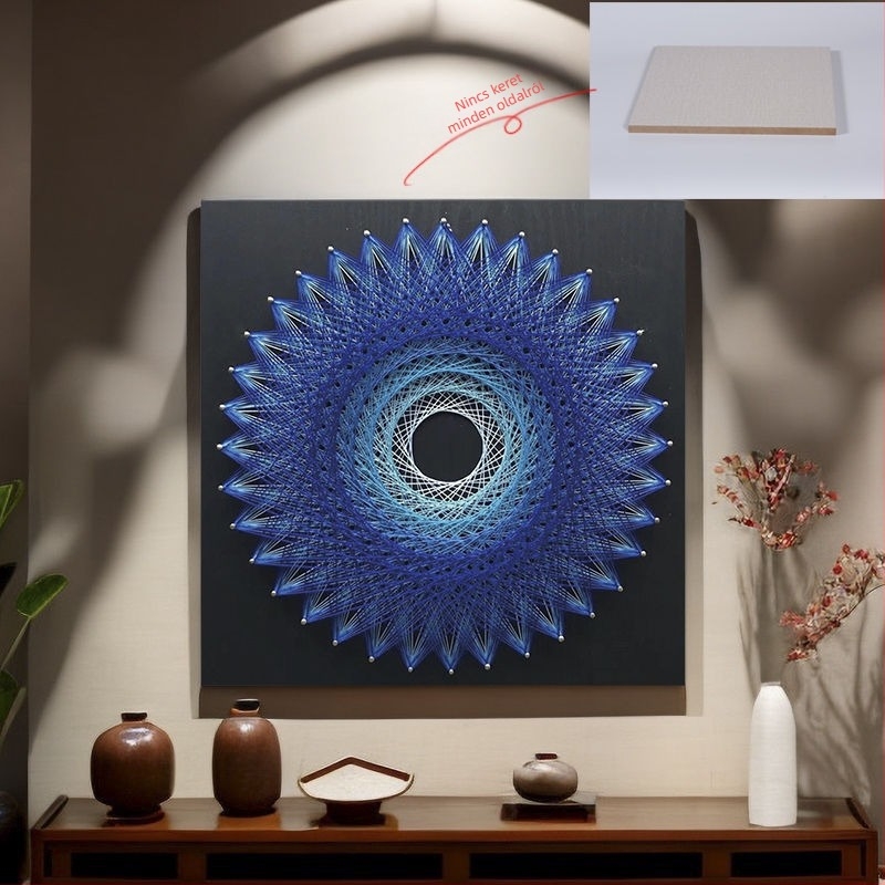 Geometriai szegecsekkel készült DIY szövőművészeti készlet — Univerzális keret, kínai stílus (Márka: Other; Keret: Univerzális modell; Stílus: Kínai stílus)