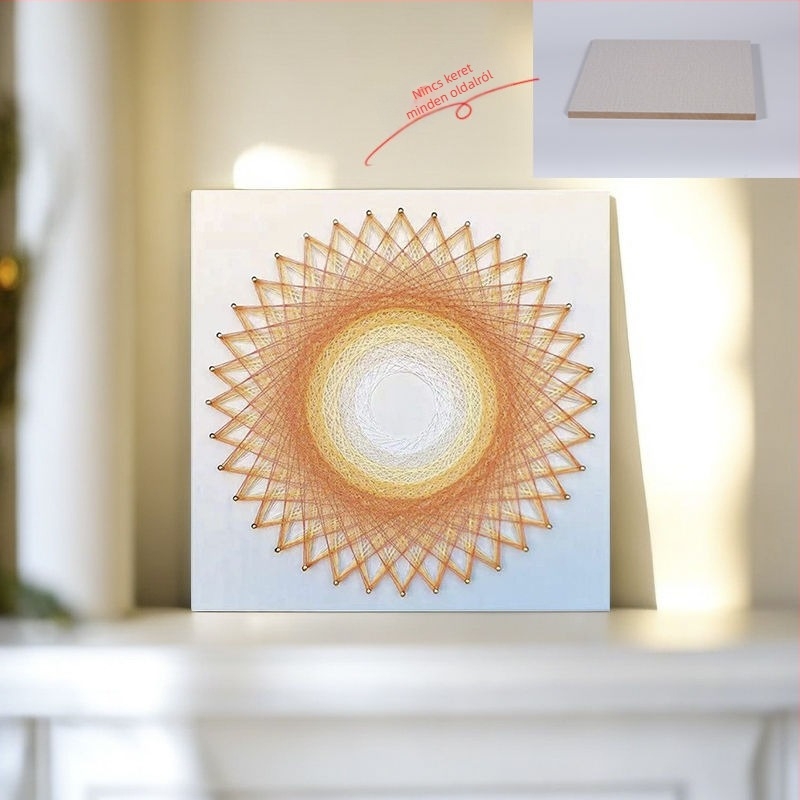 Geometriai szegecsekkel készült DIY szövőművészeti készlet — Univerzális keret, kínai stílus (Márka: Other; Keret: Univerzális modell; Stílus: Kínai stílus)