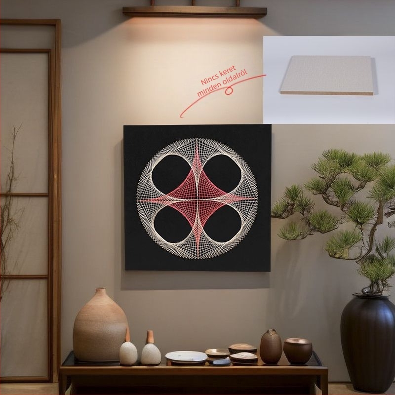 Geometriai szegecsekkel készült DIY szövőművészeti készlet — Univerzális keret, kínai stílus (Márka: Other; Keret: Univerzális modell; Stílus: Kínai stílus)