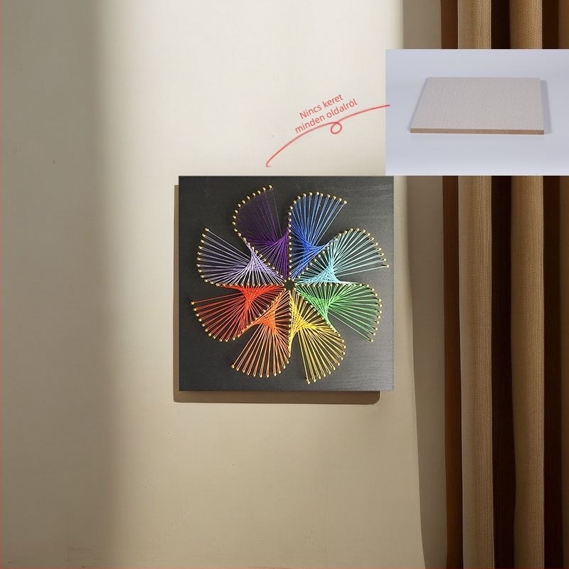 Geometriai szegecsekkel készült DIY szövőművészeti készlet — Univerzális keret, kínai stílus (Márka: Other; Keret: Univerzális modell; Stílus: Kínai stílus)