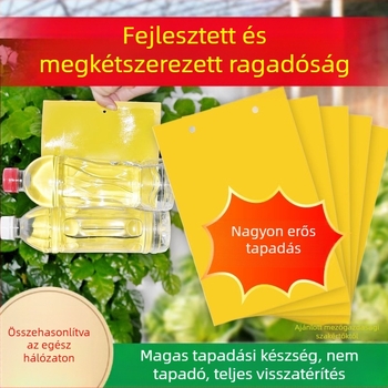 Ragasztó rovarcsapda – virág alakú doska a szúnyog- és legyek elleni védekezésre, csapdapapír gyümölcsfákhoz, mezőgazdasági ragadós legyek papír