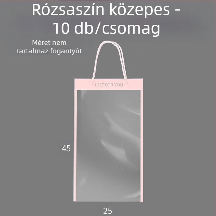 Tanárnapi virágcsokor táska - OPP anyag, nyomtatási folyamat, modell LH022, márka Han Hyun