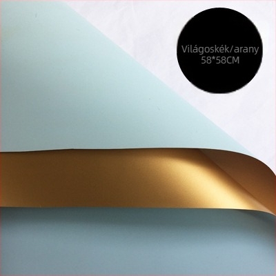 Friss virágcsokrok csomagolásához való papír – mindkét oldalán matt film, árucikk típusa: Spot, 20 darab a csomagban, tűrés ±1 cm