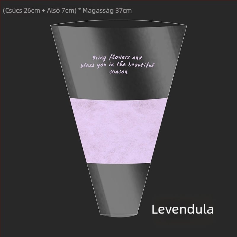 Virágcsomagoló tasak, átlátszó OPP anyag, multi-bag kialakítás, Shangjin márka