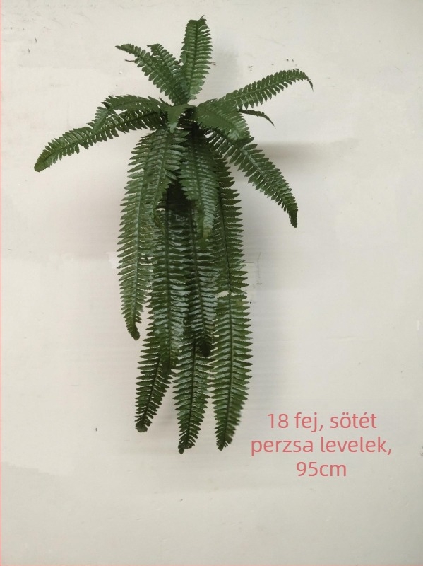 Kültéri Boston-i páfrány dekoráció teraszra és ablakra