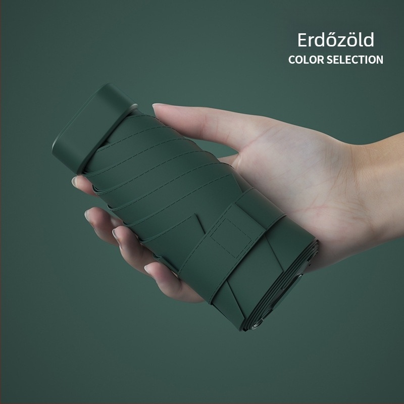 South Joe ultrakönnyű hatszárnyú napernyő nőknek pánttal | kézi nyitás, alumíniumváz, 210T anyag, UPF>50, kompakt zsebes dizájn