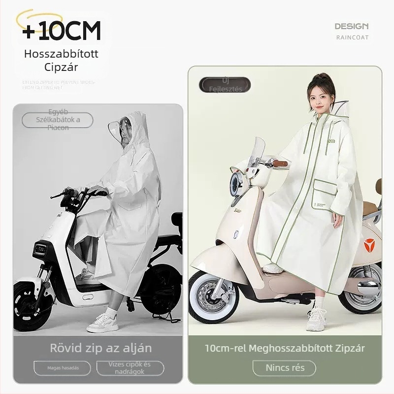 Túra eső poncsó EVA anyagból, felnőtt, 1 személy, 322 g