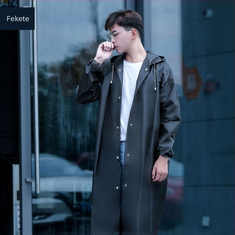 Rain Age EVA poncsó felnőtteknek – egy darabból álló fazon, EVA anyag 1,2 mm, túrázáshoz, nyomtatott logó, testreszabható