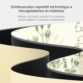 Napernyő 16 bordával, kézi nyitás, UPF50+ UV-védelem, ötvözet bordák, keményfa nyél