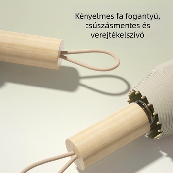 Antik stílusú 16 bordás ernyő alumínium vázzal, összecsukható, UPF50+ UV védelem, 170T vászon