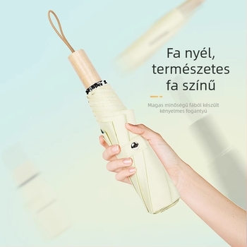 Automata összecsukható esernyő nap- és esővédelmi, 8 bordás acél váz, 190T anyagú UPF50+ szövet, testreszabható logó