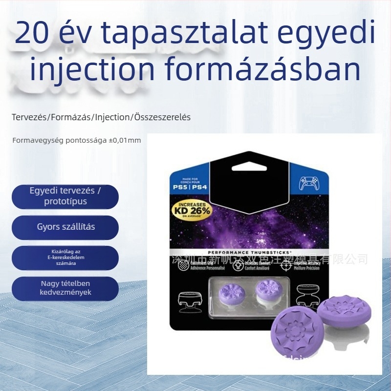 PS5/Xbox joystick rockercsapka, magasító sapka, USB, műanyag, logóval testreszabható