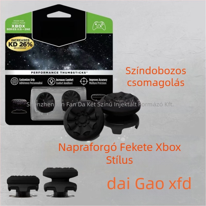 PS5/Xbox joystick rockercsapka, magasító sapka, USB, műanyag, logóval testreszabható