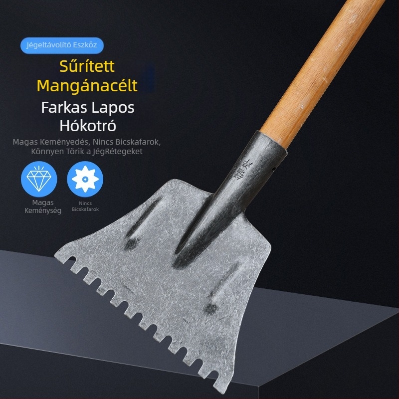 Fogas hólapát, Yinghui, modell T-toothed shovel