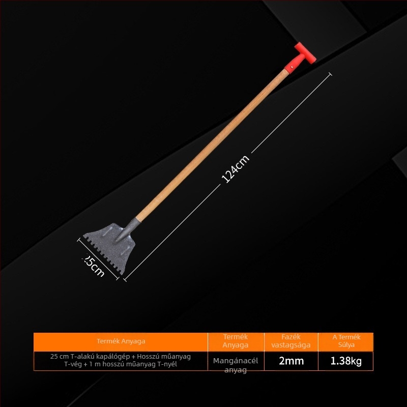 Fogas hólapát, Yinghui, modell T-toothed shovel
