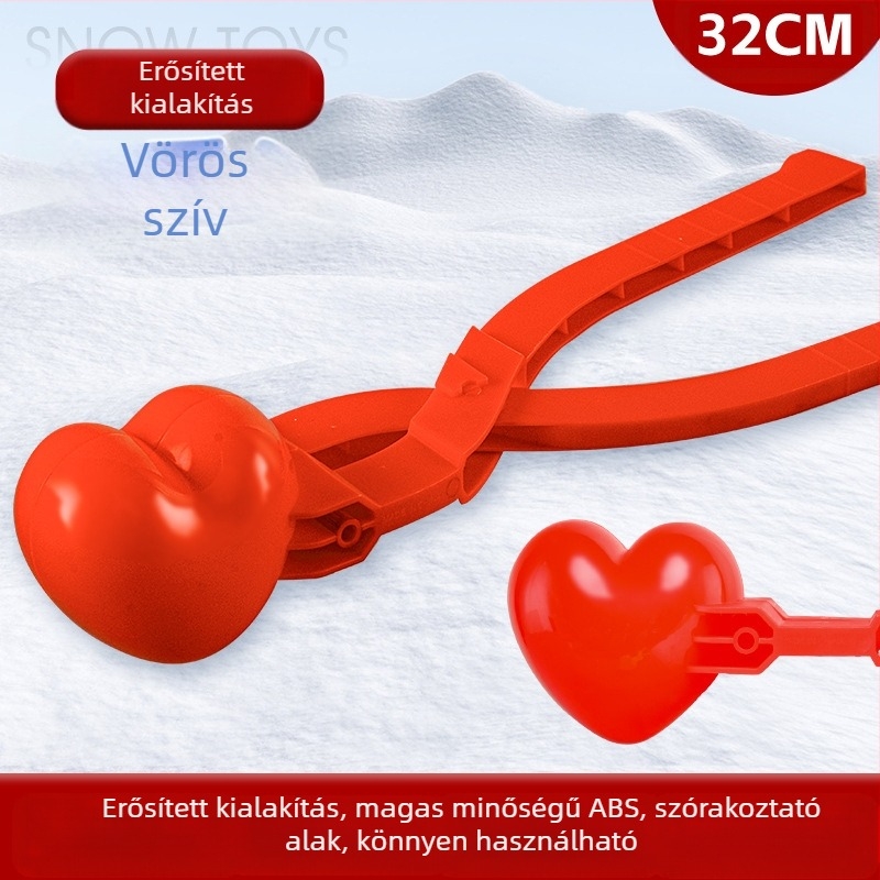 Műanyag hópelyhes klip gyerekeknek, kültéri játék, 7–14 éveseknek megfelelő, 3C tanúsított