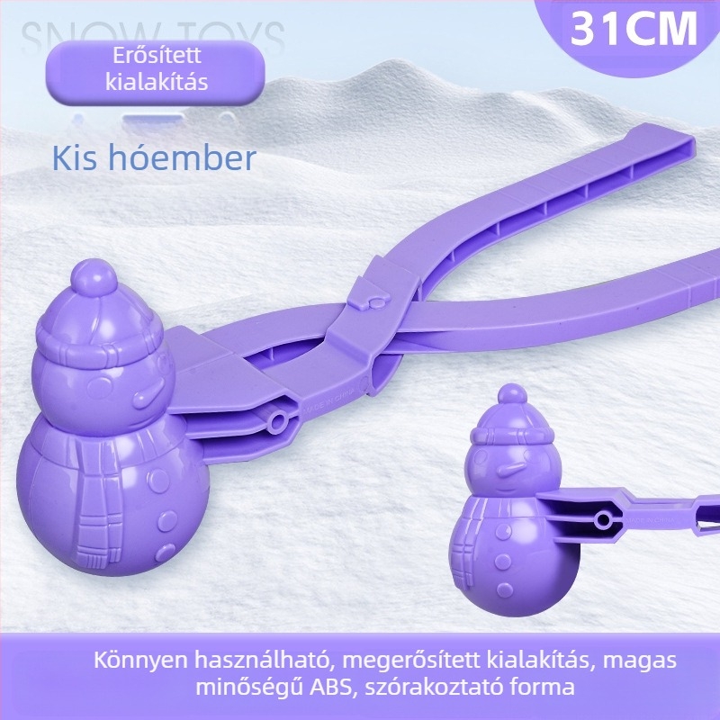 Műanyag hópelyhes klip gyerekeknek, kültéri játék, 7–14 éveseknek megfelelő, 3C tanúsított
