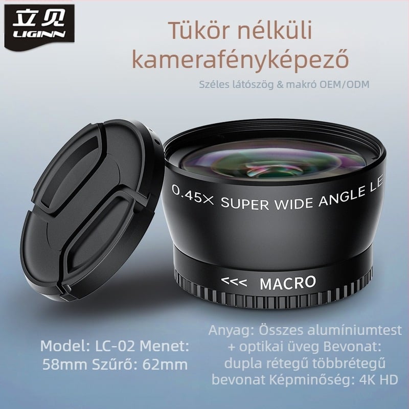 LC01-05 Univerzális többszörös bevonat UV-szűrő tükör nélküli kamerához – univerzális interfesz