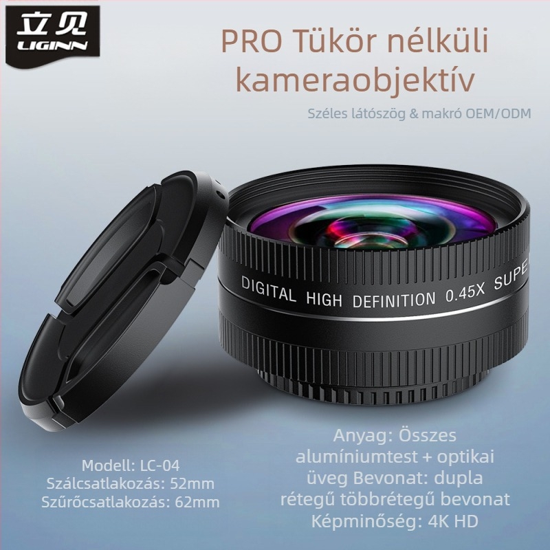 LC01-05 Univerzális többszörös bevonat UV-szűrő tükör nélküli kamerához – univerzális interfesz