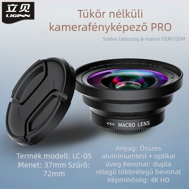 LC01-05 Univerzális többszörös bevonat UV-szűrő tükör nélküli kamerához – univerzális interfesz