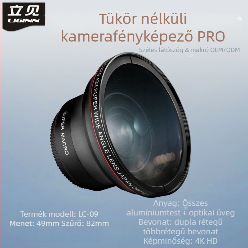 LC01-05 Univerzális többszörös bevonat UV-szűrő tükör nélküli kamerához – univerzális interfesz