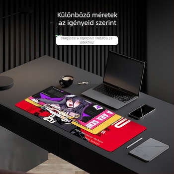 Cyber gamer egérpad, természetes gumi, csúszásmentes, hőtranszfer nyomtatás
