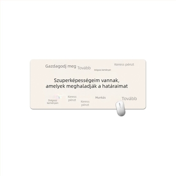 Cyber gamer egérpad, természetes gumi, csúszásmentes, hőtranszfer nyomtatás